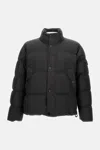 Stone Island Down Jacket In Lightweight Recycled Nylon Reps In Black