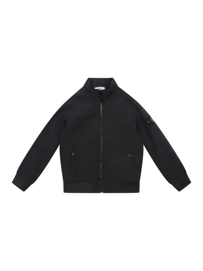 Stone Island Kids' Puffer Jacket In Black