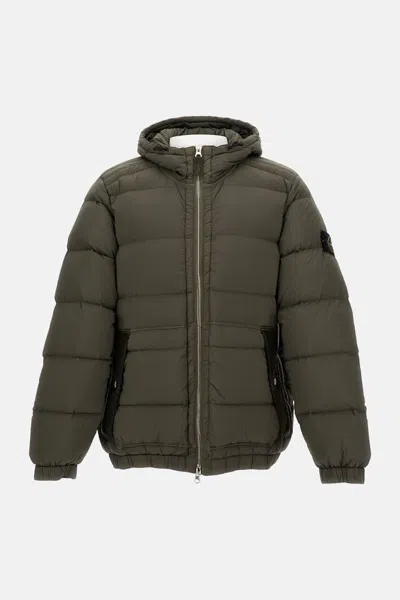 Stone Island Oversized Green Puffer Jacket