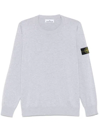 STONE ISLAND STONE ISLAND CREWNECK SWEATER WITH LOGO