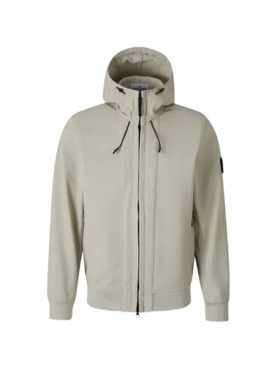 Stone Island Q100004 Soft Shell-r E.dye Tecnology Jacket In Neutral