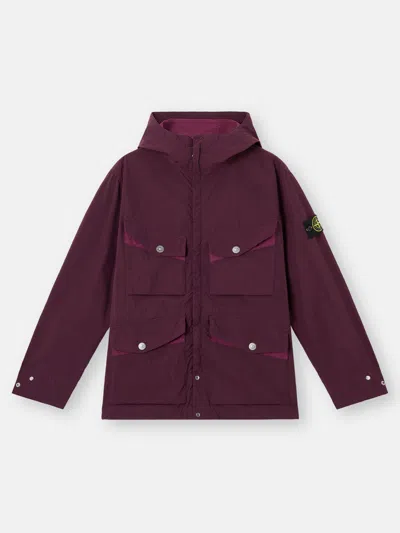 Stone Island Q100014 Light Compact Touch Poly-tc In Purple