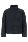 Stone Island Quilted Down Down Jacket In Blue