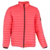 Stone Island Quilted Down Jacket In Red Nylon In Red