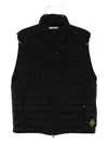 Stone Island Quilted High-neck Vest - Men's - Polyamide/elastane/duck Feathers In Black