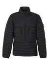 Stone Island Seamless And Anti-drop Hooded Down Jacket Clothing In Black