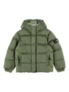Stone Island Quilted Paddedl Jacket In Green