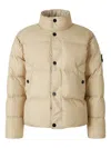 Stone Island Padded Quilted Jacket With High Collar In Multi