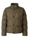 Stone Island Wind-resistant Padded Bomber Jacket In Green