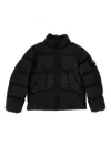 Stone Island Recycled Nylon Down Jacket Kids In Black