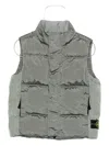 Stone Island Quilted Vest In Gray