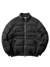 Stone Island Quilted Zip-front Jacket In Black