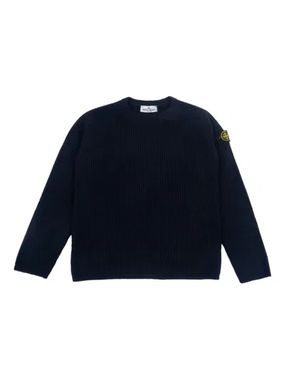 STONE ISLAND RAGLAN-SLEEVE SWEATER