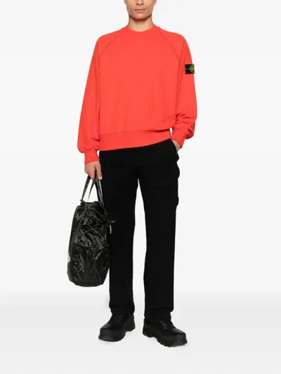 STONE ISLAND RAGLAN-SLEEVE SWEATSHIRT