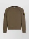 Stone Island Men S Garment Dyed Oversized Fit Crewneck Sweatshirt In Brown
