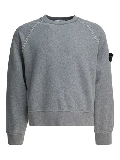STONE ISLAND RAGLAN-SLEEVES SWEATSHIRT