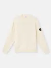Stone Island 5100042 Raw Hand Organic Cotton In White