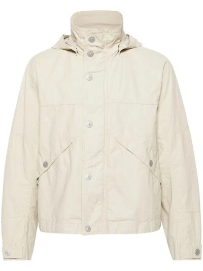 STONE ISLAND RAW PLATED BEIGE JACKET