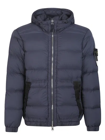 Stone Island Rds Down Jacket In Blue