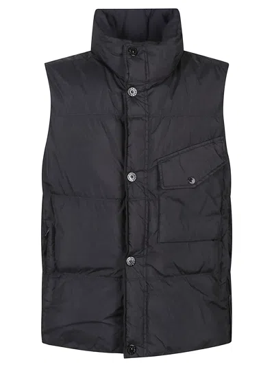 Stone Island Rds Down Vest In Black