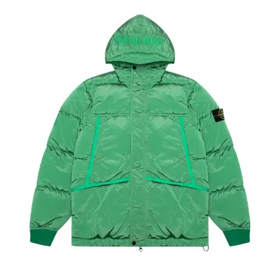 Pre-owned Stone Island Real Down Jacket 'green' | Men's Size S