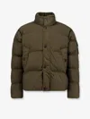 Stone Island Wind-resistant Padded Bomber Jacket In Green