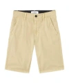 Stone Island Regular Fit Bermuda Shorts With Compass Patch In Nude