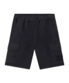 Stone Island Men Slim-fit Cargo Bermuda Shorts With Zip Pockets In Navy Blue
