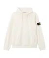 Stone Island Regular-fit Hooded Sweatshirt With Pouch Podket In Neutral
