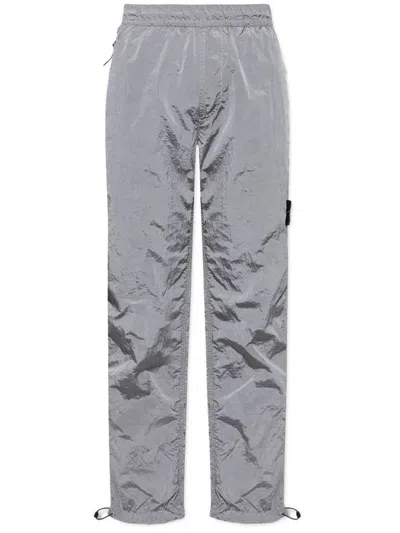 Stone Island Regular Fit Joggers Nylon Metal In Gray