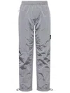 Stone Island Compass-badge Trousers In Gray