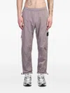 Stone Island Regular Fit Joggers Nylon Metal In Pink