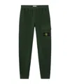 Stone Island Regular-fit Joggers With Bellows Leg Pocket In Green