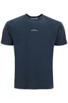 Stone Island Regular Fit Logo T-shirt In Blue