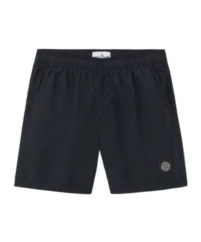Stone Island Regular Fit Mid-length Swim Trunks With Pockets