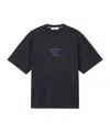 Stone Island Regular-fit Short-sleeve T-shirt With '02 Industrial Logos' Print In Black