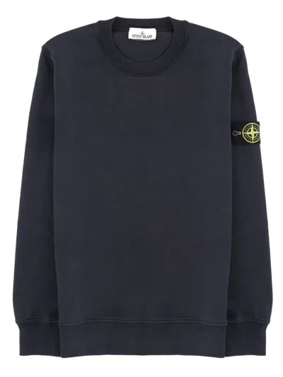 Stone Island Regular Fit Sweatshirt In Blue