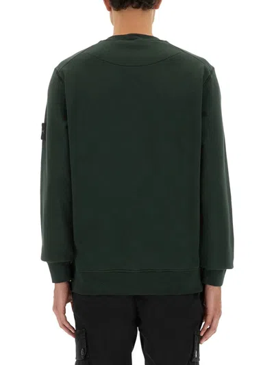 Stone Island Regular Fit Sweatshirt I In Green