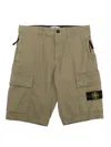 Stone Island Regular Shorts In Brown
