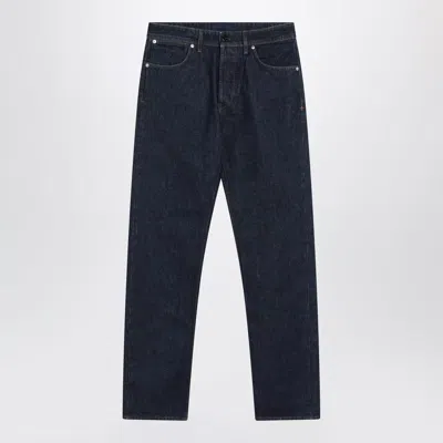 Stone Island Regular Straight Jeans In Blue Rinsed Denim