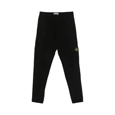 Pre-owned Stone Island Regular Tapered Cargo Trousers 'black' | Men's Size 34