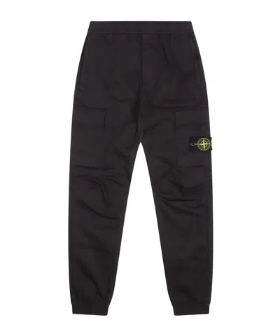 Stone Island Regular Tapered Fit Cargo Pants In Grey