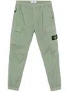 Stone Island Men's Twill Weave Cargo Pants In Salvia