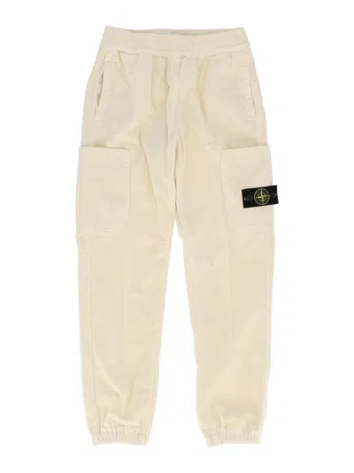 Stone Island Junior Pants Kids Color Grey In Neutral