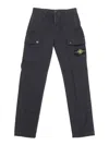 Stone Island Regular Tapered Trousers In Blue