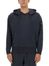Stone Island Relaxed Fit Black Hoodie