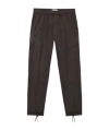 Stone Island Relaxed Fit Cargo Trousers With Performance Features In Gray