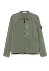 Stone Island Compass-badge Shirt In Green