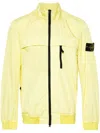 Stone Island Reps Zip-up Lightweight Jacket In Yellow