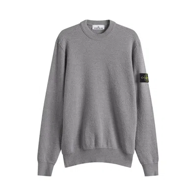 Pre-owned Stone Island Resin Coated Sweatshirt 'grey' | Men's Size S